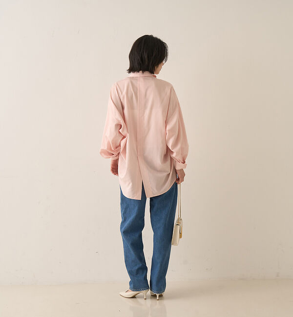 Rouge vif「バックドレープストライプシャツ」|シャツ・ブラウス|