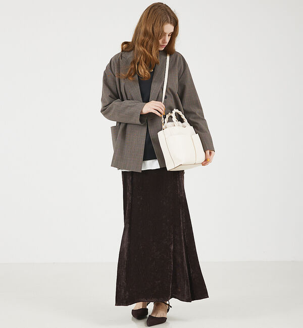 LOWELL things「TWISTE/ダブルポケットファー2WAYトート M」|ショルダー・メッセンジャー|