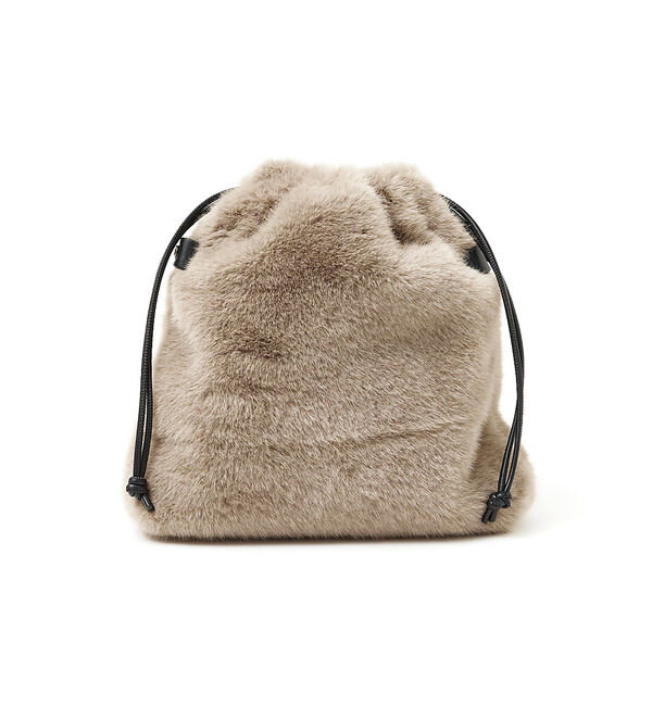 LOWELL things「TWISTE/ダブルポケットファー2WAYトート M」|ショルダー・メッセンジャー|