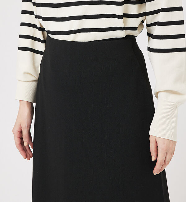 abahouse mavie「【セットアップ対応】セミフレアニットスカート」|スカート|