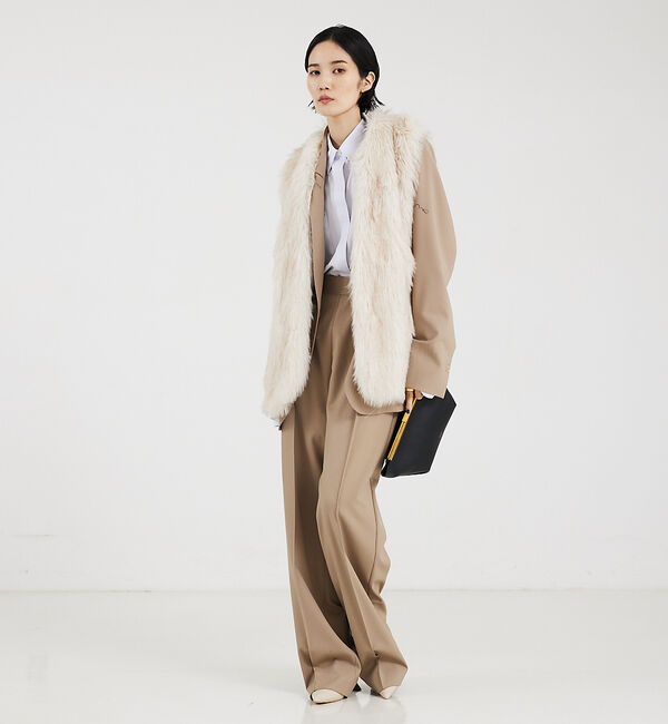 The Store by C' 「【COCUCA】エコファーベスト」|ダウンベスト・ベスト|