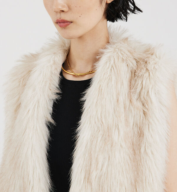 The Store by C' 「【COCUCA】エコファーベスト」|ダウンベスト・ベスト|