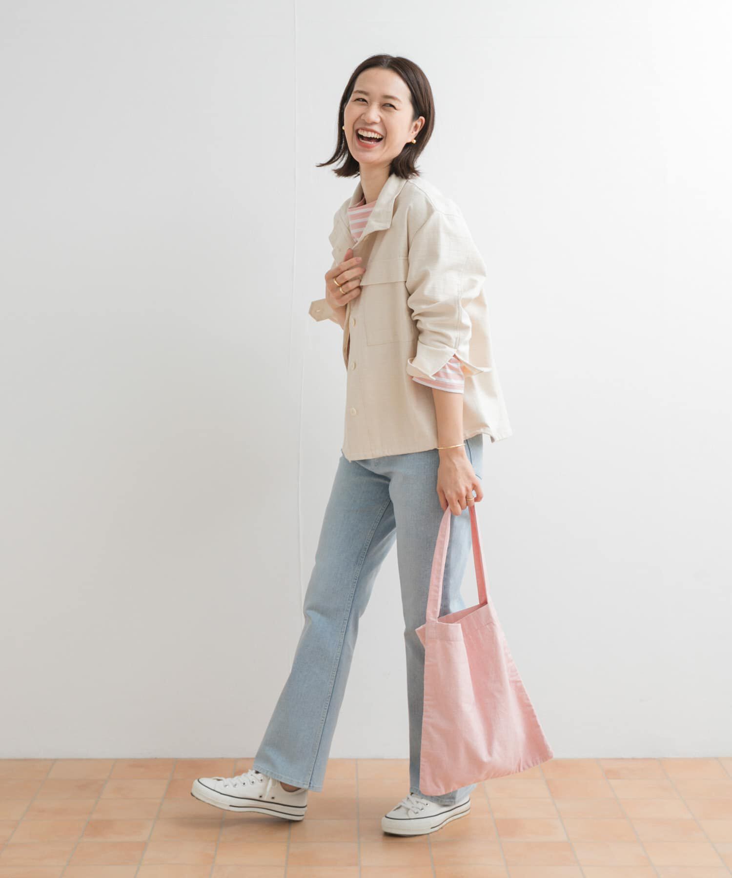 URBAN RESEARCH DOORS「ストレッチフレアデニムパンツ」|デニム|