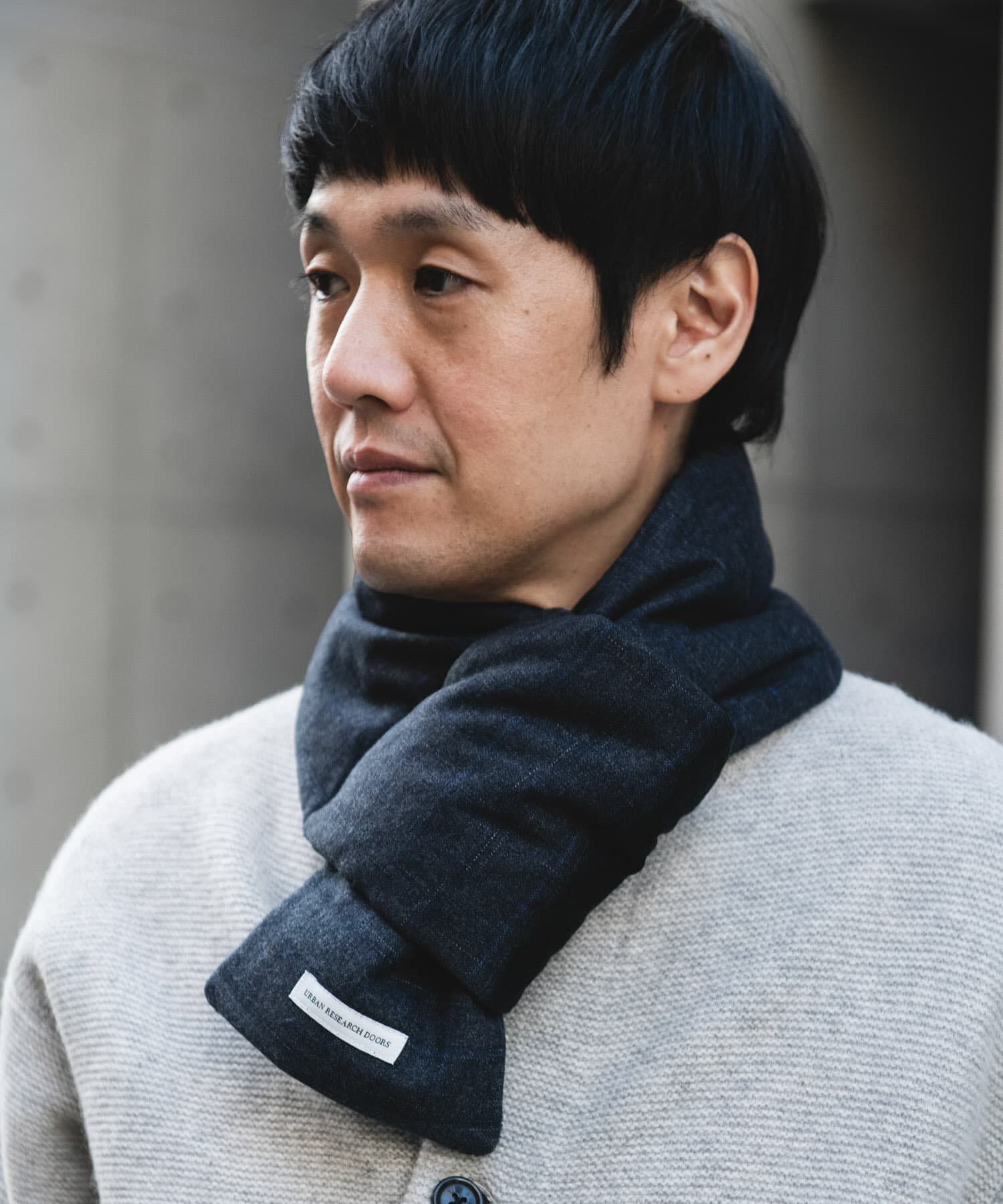 URBAN RESEARCH DOORS「ダウンマフラー」|マフラー|グレー系その他