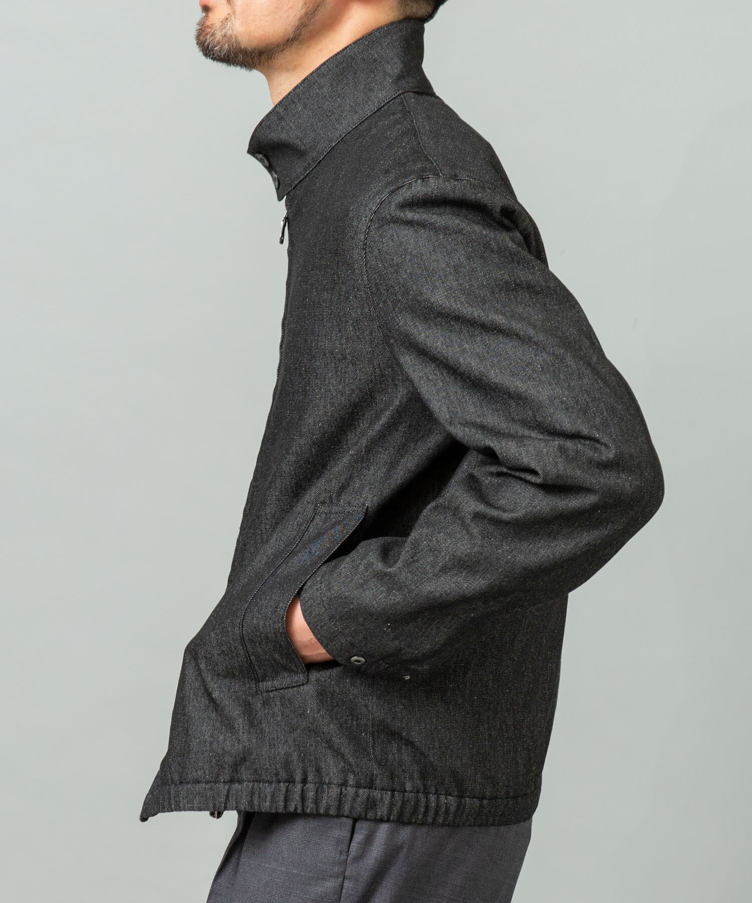 URBAN RESEARCH ROSSO「『WEB限定』デニムスタンドブルゾン」|ブルゾン・スタジャン|