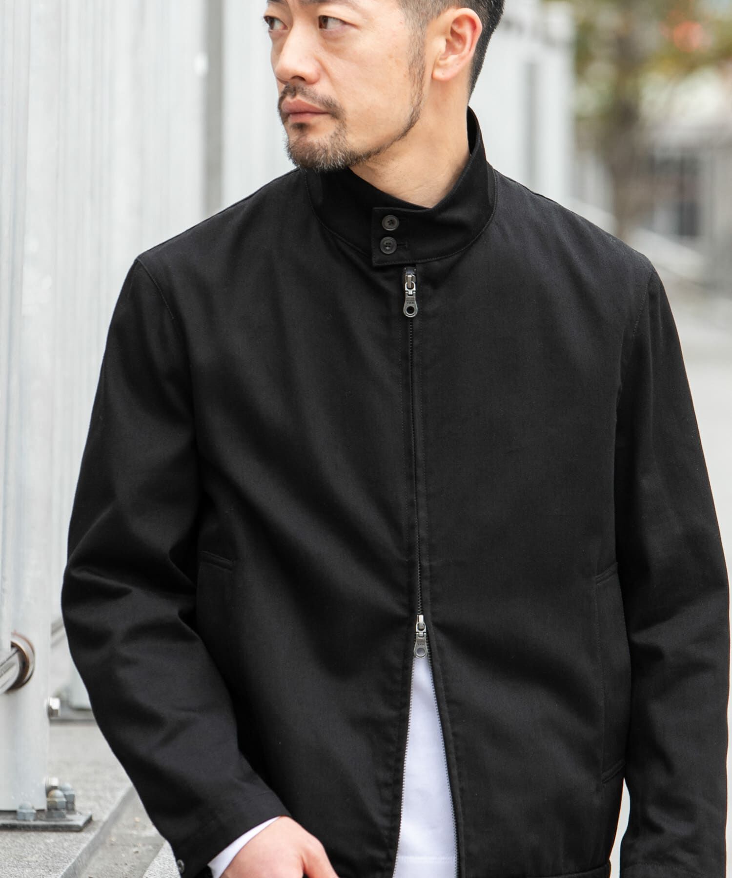 URBAN RESEARCH ROSSO「『WEB限定』デニムスタンドブルゾン」|ブルゾン・スタジャン|