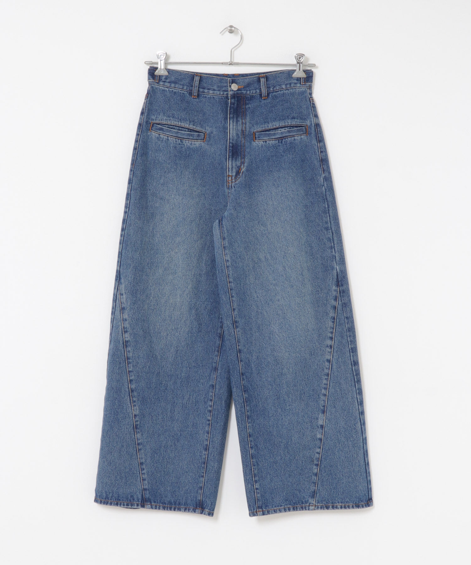  「WIDEレッグアジャストデニム」|デニム|