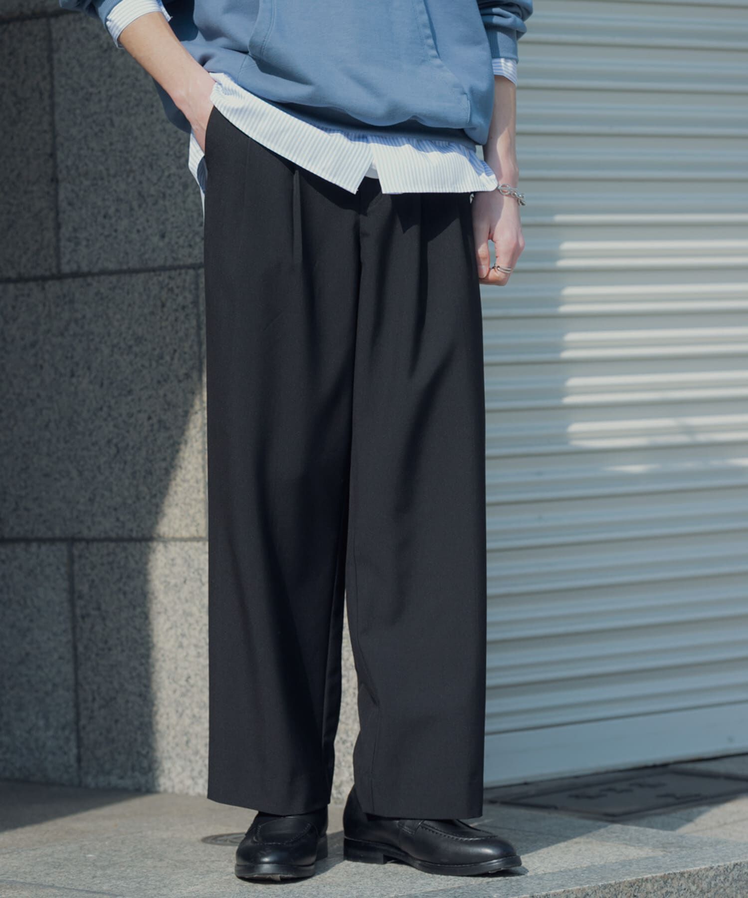 SENSE OF PLACE by URBAN RESEARCH「ダブルタックワイドパンツ」|その他|