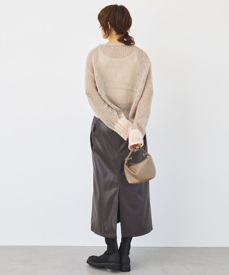 AMERICAN HOLIC「モヘアライク配色ニットプルオーバー」|ニット・セーター|