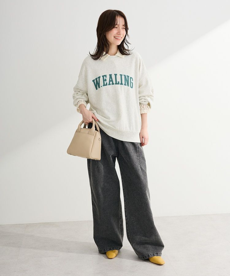 Green Parks「刺しゅうロゴ裏毛プルオーバー」|スウェット・ジャージ|