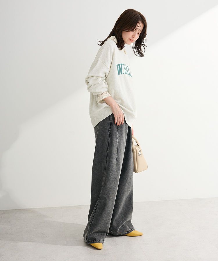 Green Parks「刺しゅうロゴ裏毛プルオーバー」|スウェット・ジャージ|