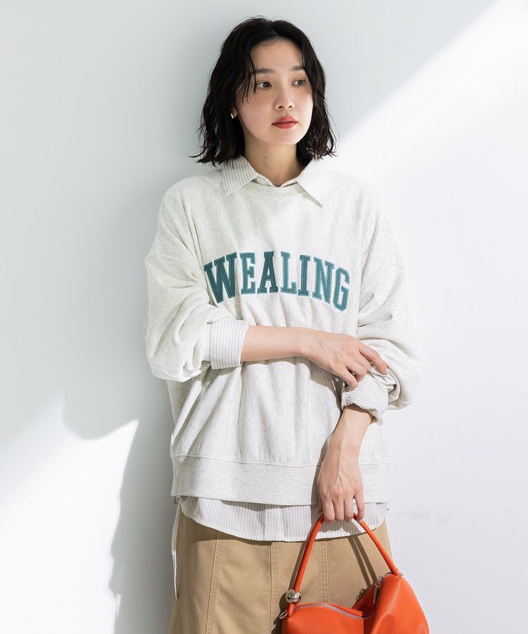 Green Parks「刺しゅうロゴ裏毛プルオーバー」|スウェット・ジャージ|