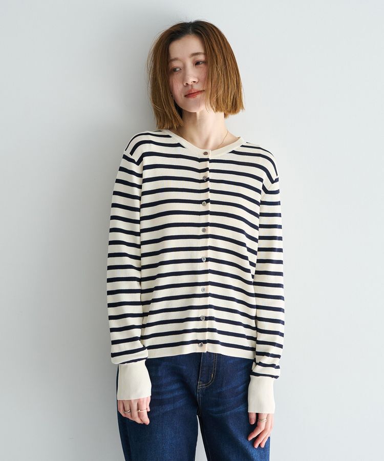 YECCA VECCA「【UVカット/マシンウォッシャブル】アンサンブルニット」|カーディガン|