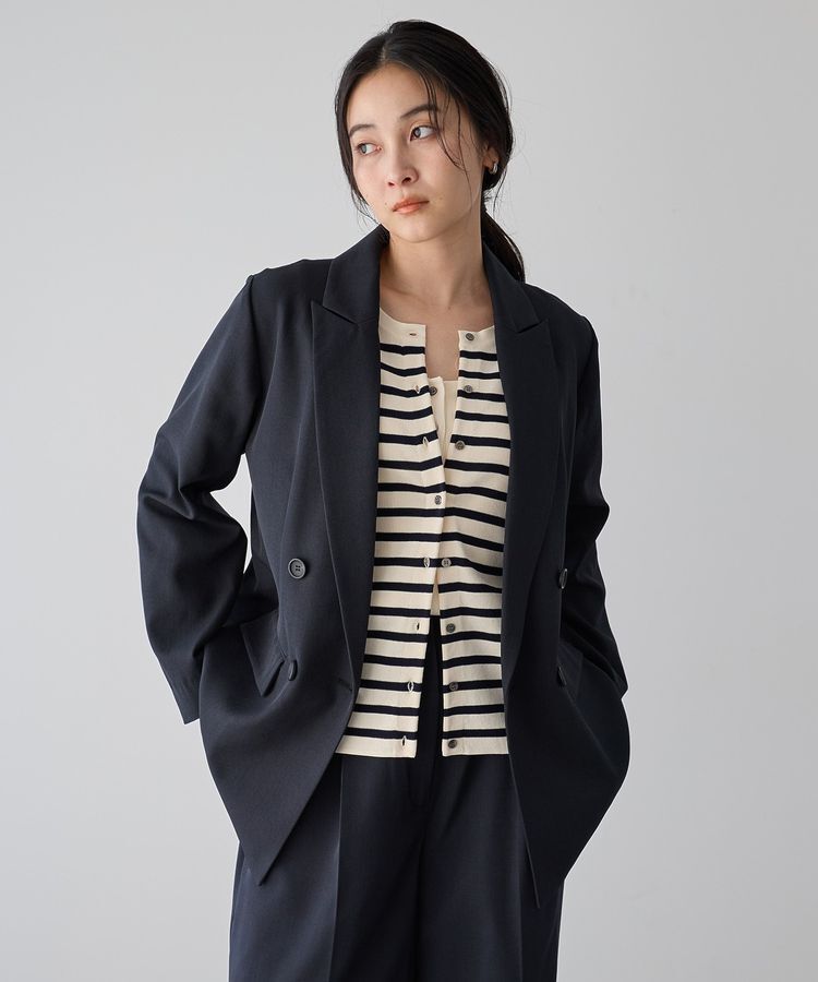 YECCA VECCA「【UVカット/マシンウォッシャブル】アンサンブルニット」|カーディガン|