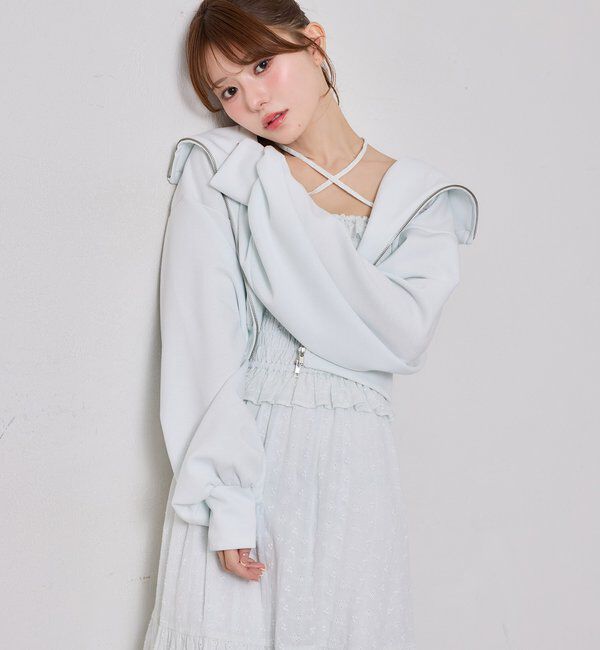  「チュールロゴパーカー」|プルオーバー|