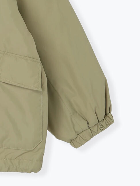 Samansa Mos2 blue「襟付中綿ブルゾン」|ブルゾン・スタジャン|