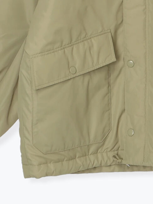 Samansa Mos2 blue「襟付中綿ブルゾン」|ブルゾン・スタジャン|