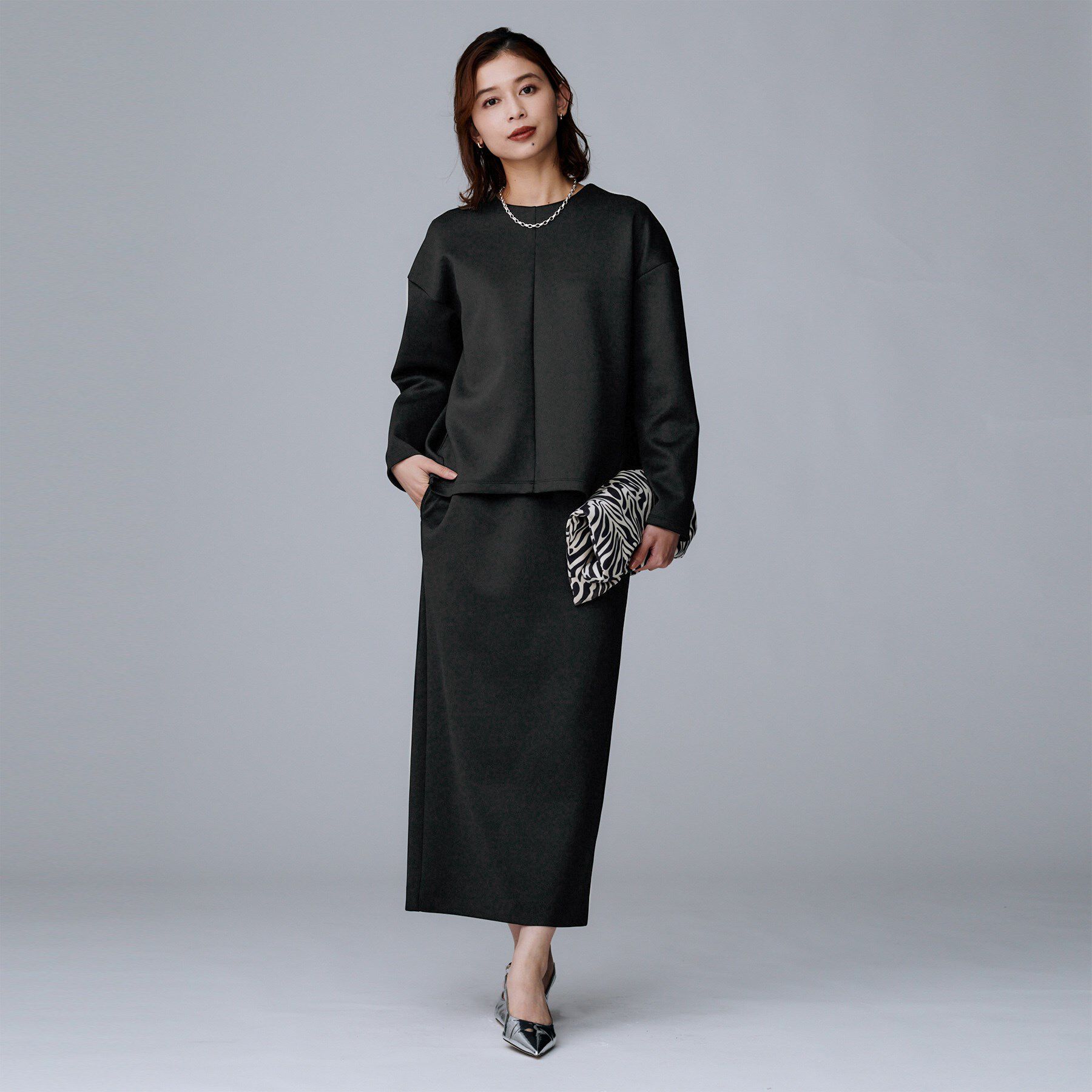 UNTITLED「【セットアップ可/洗える】ダンボールジャージ プルオーバー」|Tシャツ・カットソー|