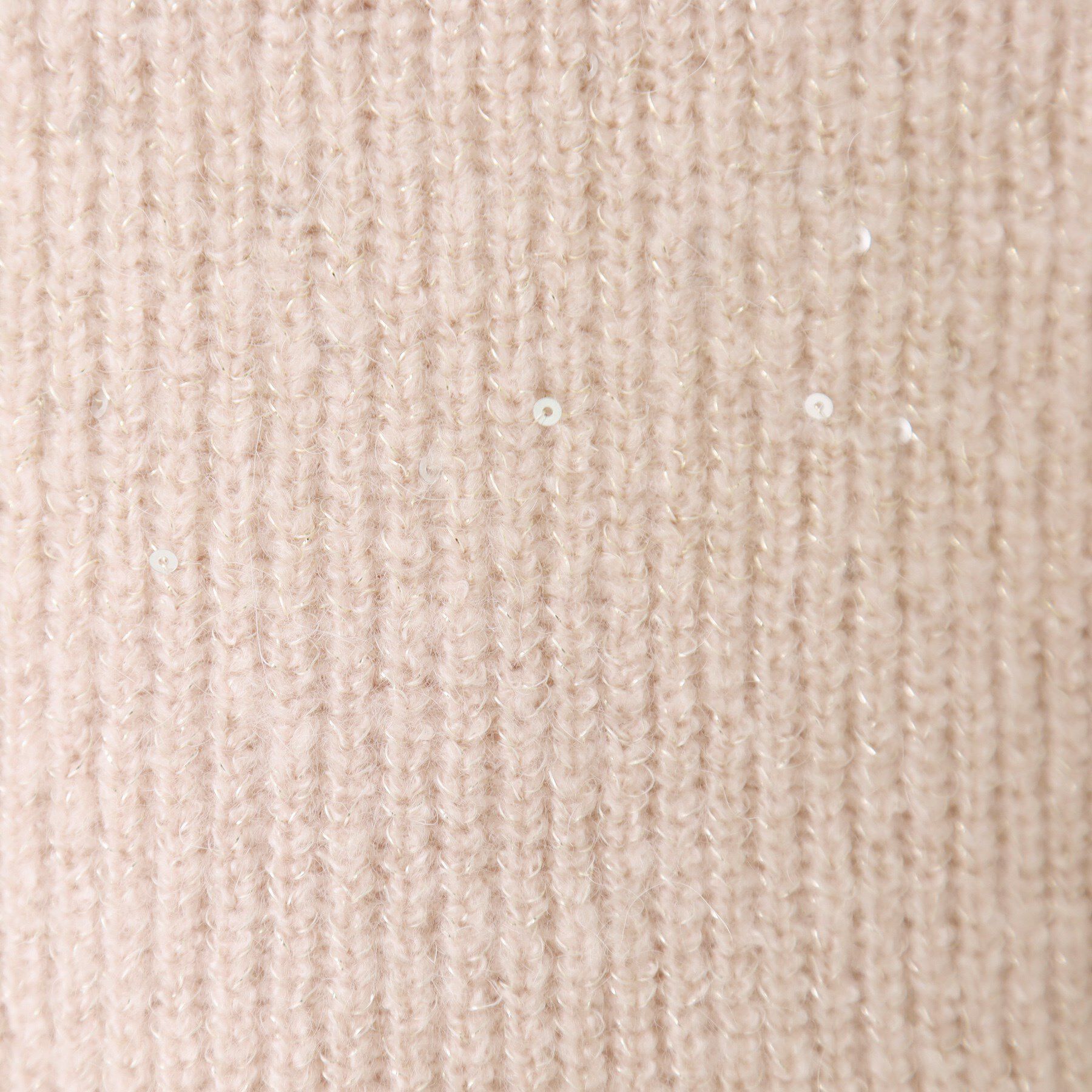 COUP DE CHANCE「【手洗い可】スパンコール付ニットトップス」|ニット・セーター|