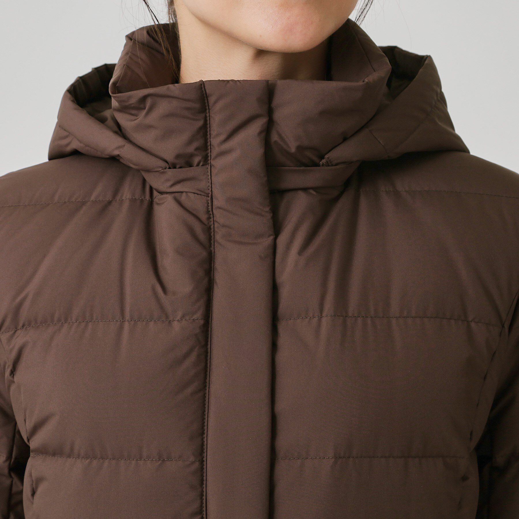 COUP DE CHANCE「【フランス産ホワイトダックダウン／FP800保温性◎／抗菌防臭／手洗い可】ミドル丈ダウンコート」|ダウン|