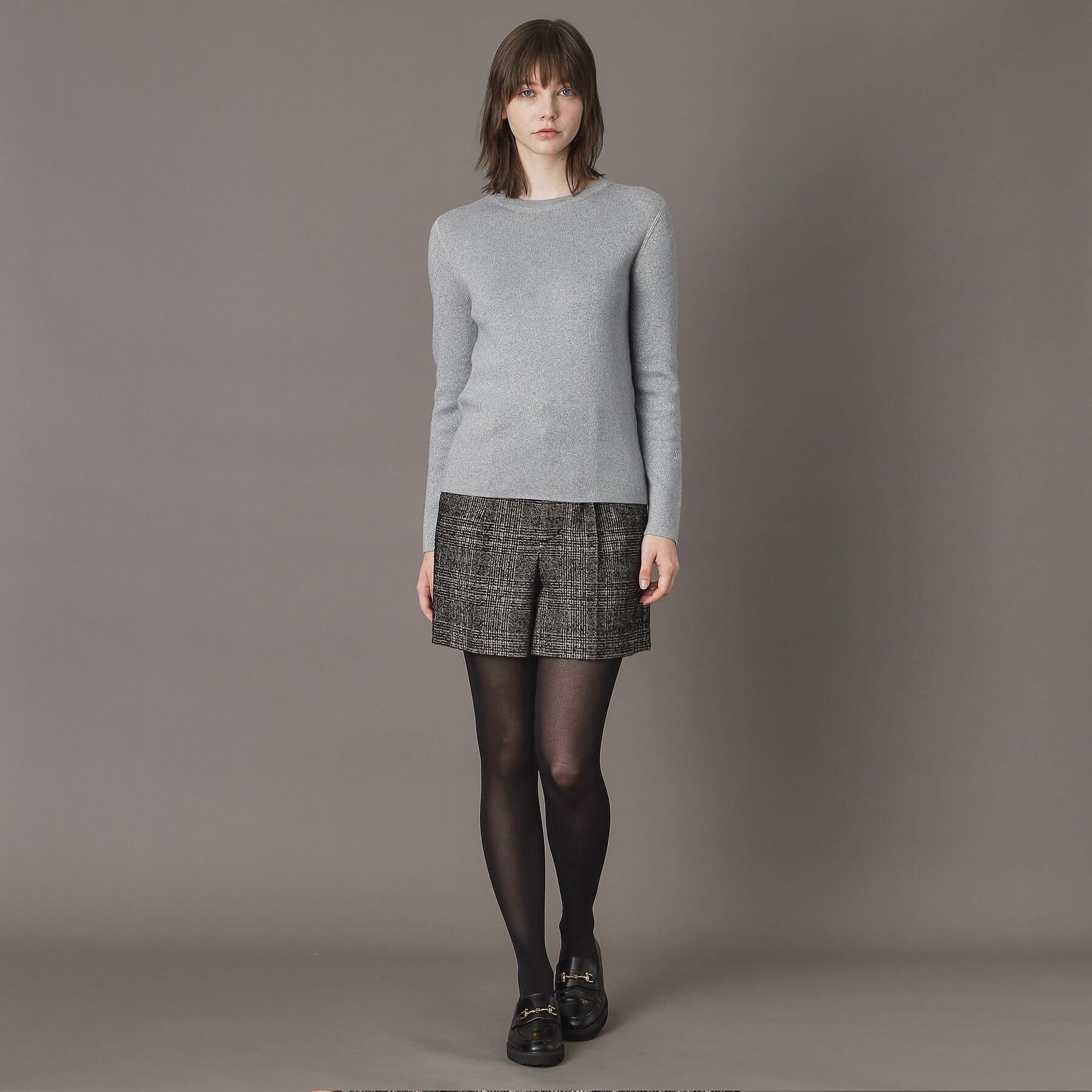 DRESSTERIOR「【ウォッシャブル】ラメコットンカシミヤニット」|ニット・セーター|