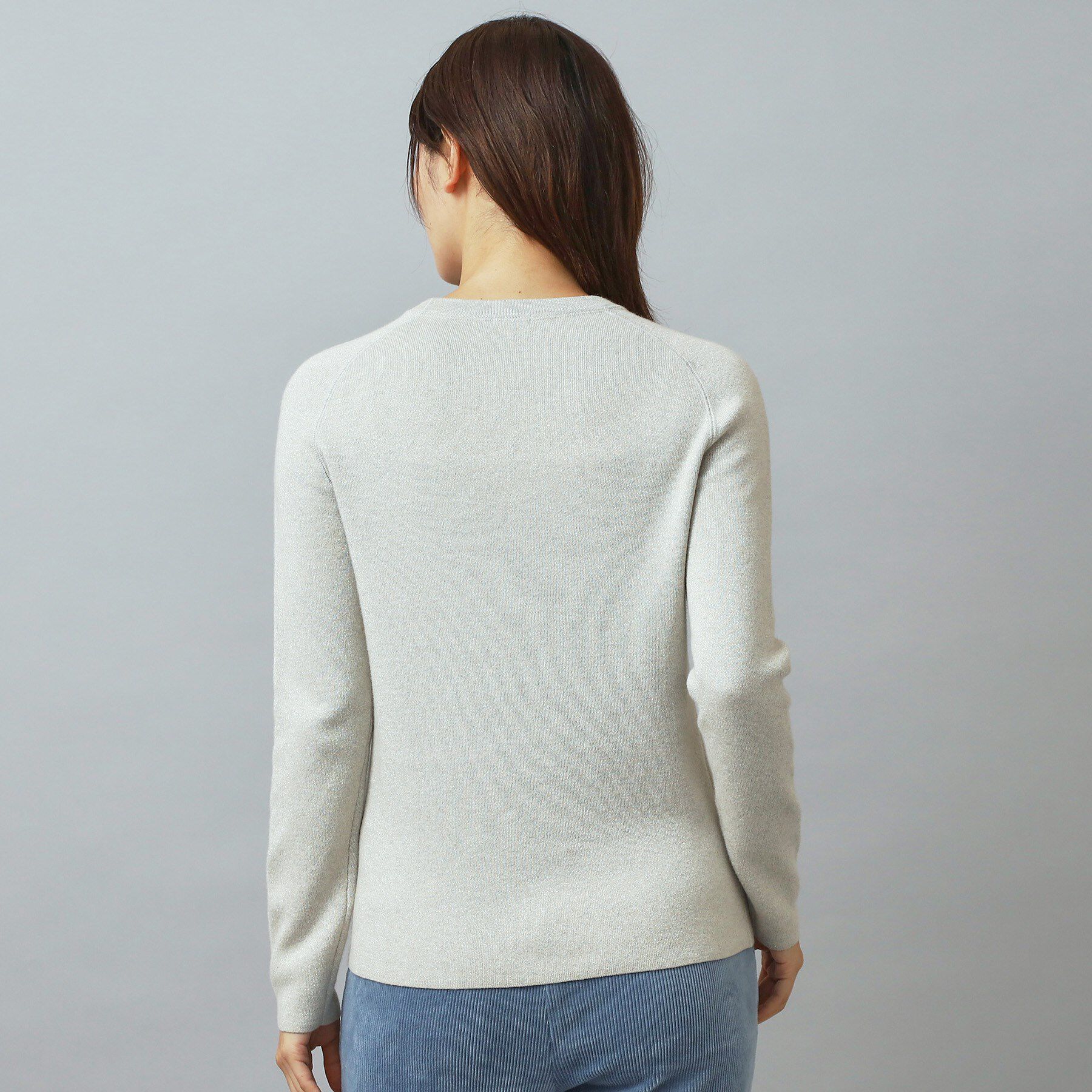 DRESSTERIOR「【ウォッシャブル】ラメコットンカシミヤニット」|ニット・セーター|