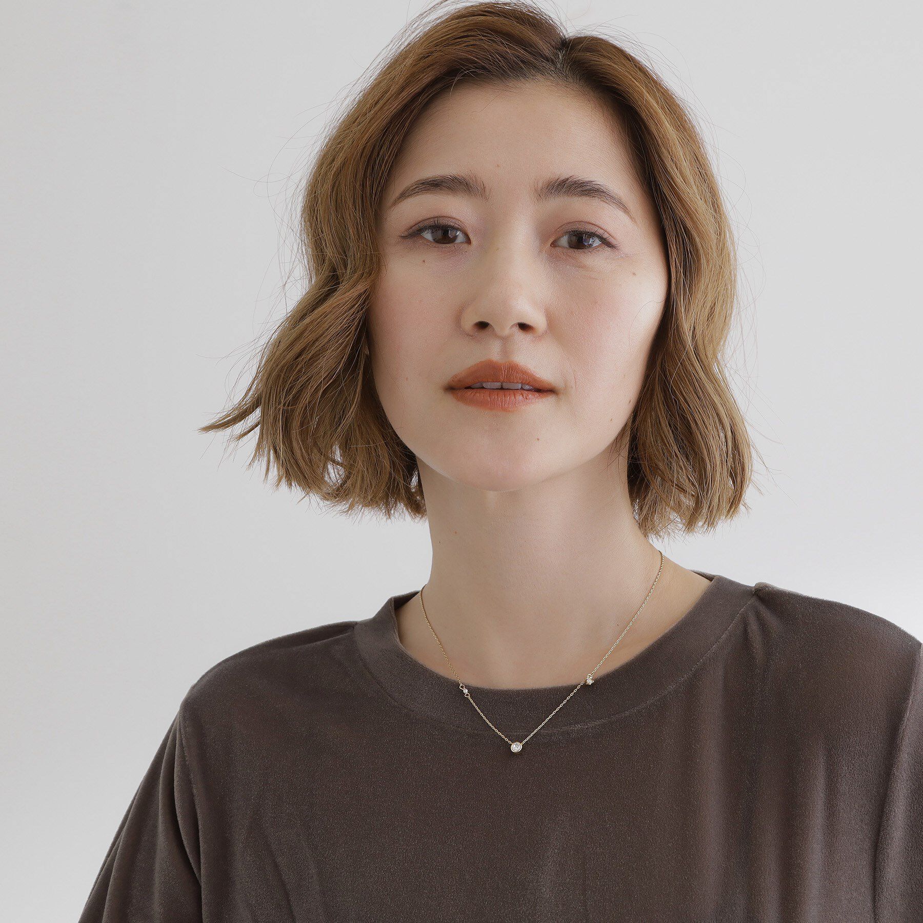 grove「メタルパーツショートネックレス」|ネックレス|