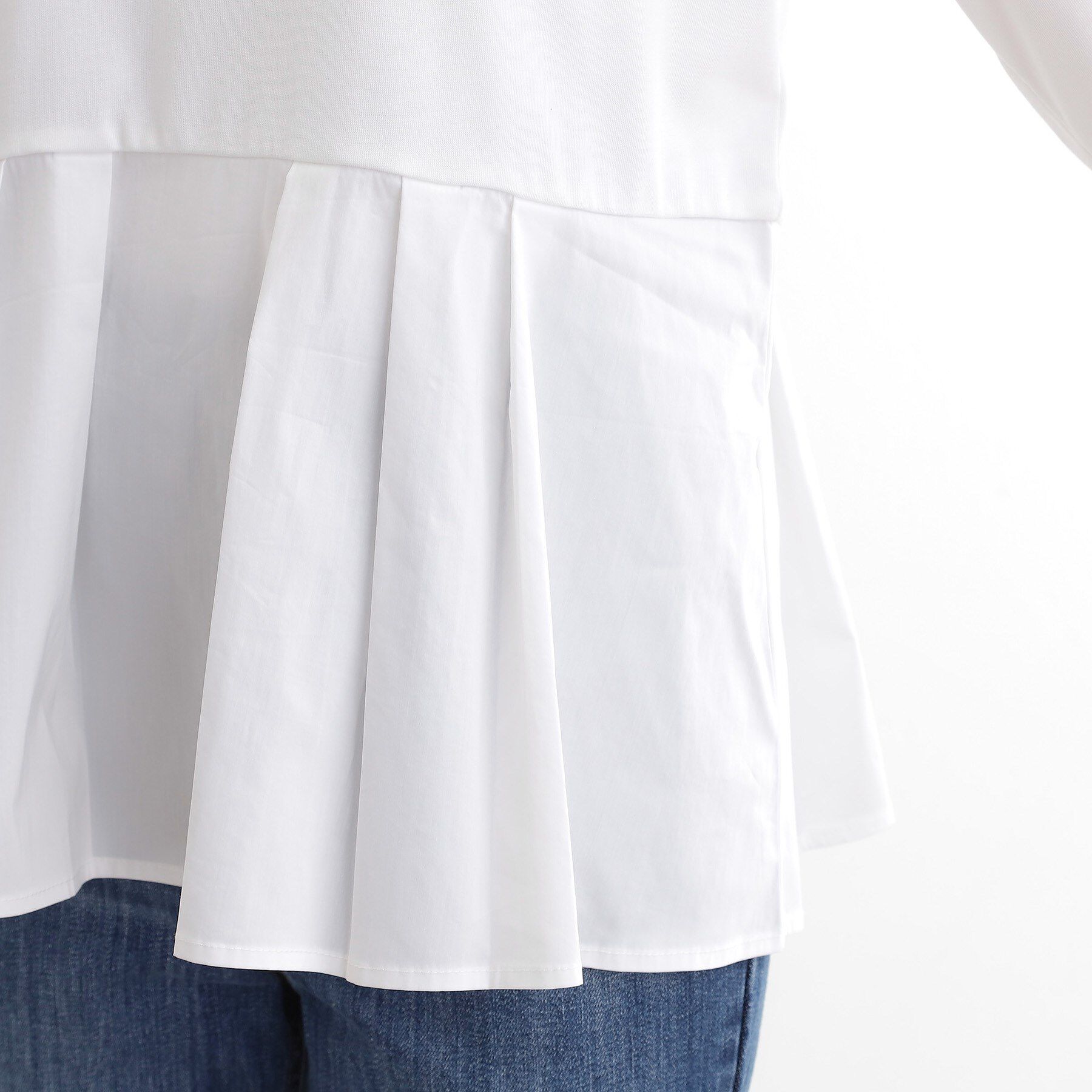 grove「裾切替タックペプラムTシャツ」|Tシャツ・カットソー|