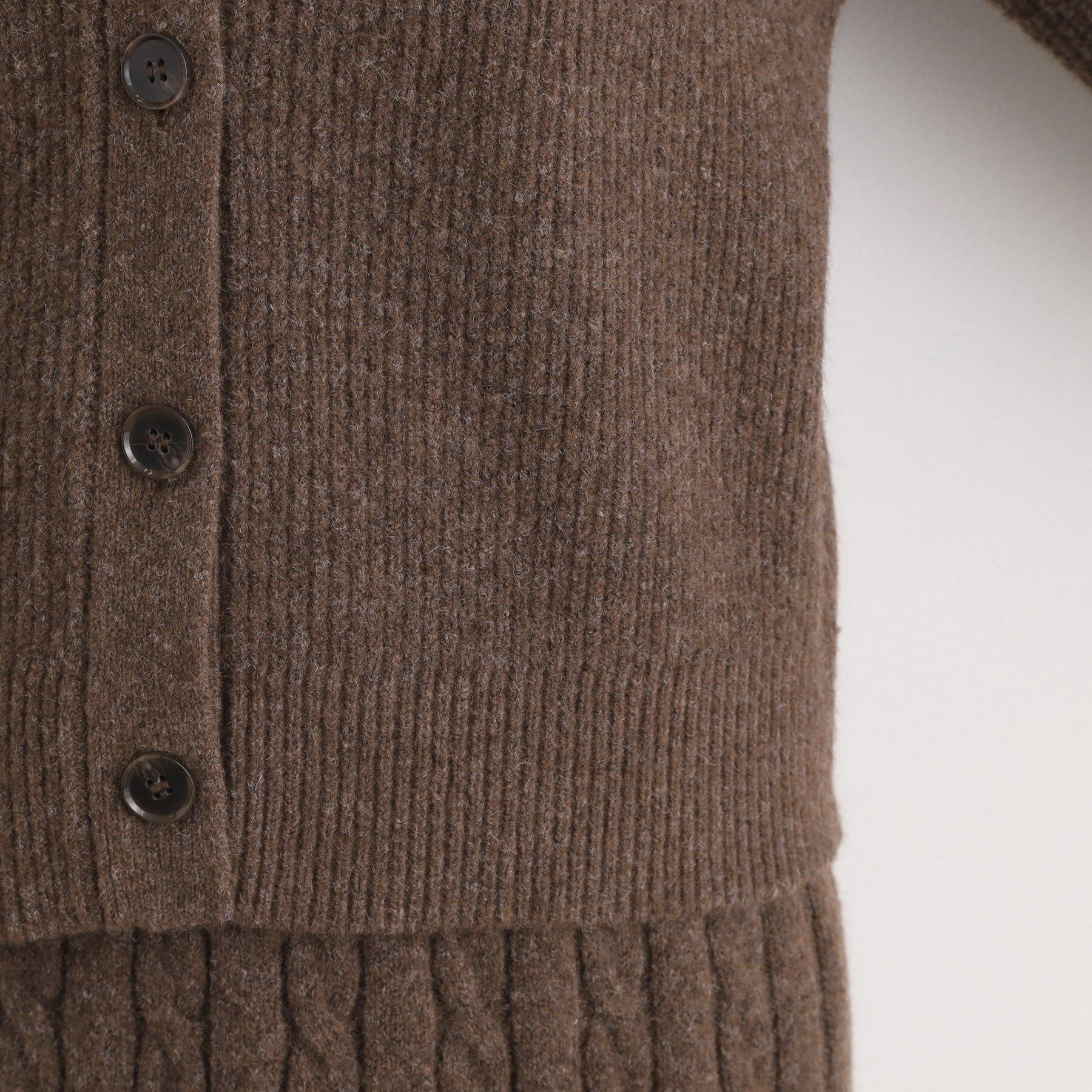 grove「【SETITEM】オーバーサイズ畔カーディガン」|カーディガン|