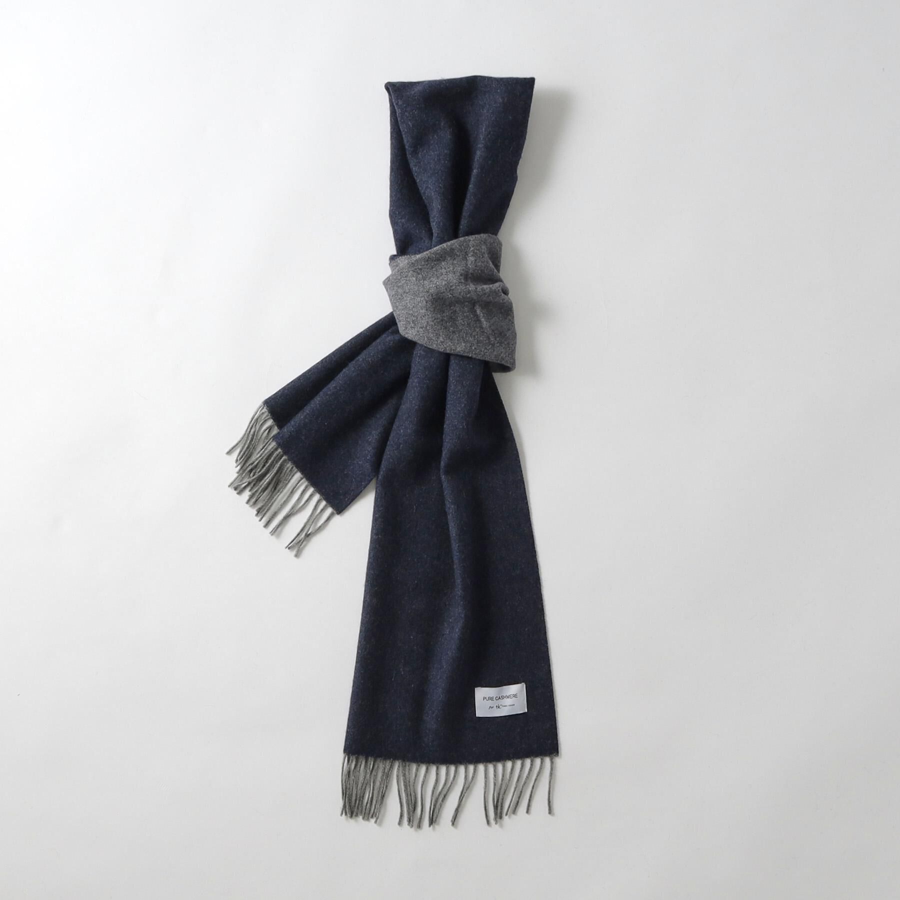 tk.TAKEO KIKUCHI「【カシミヤ100％】ピュアカシミヤリバーシブルマフラー」|ストール|