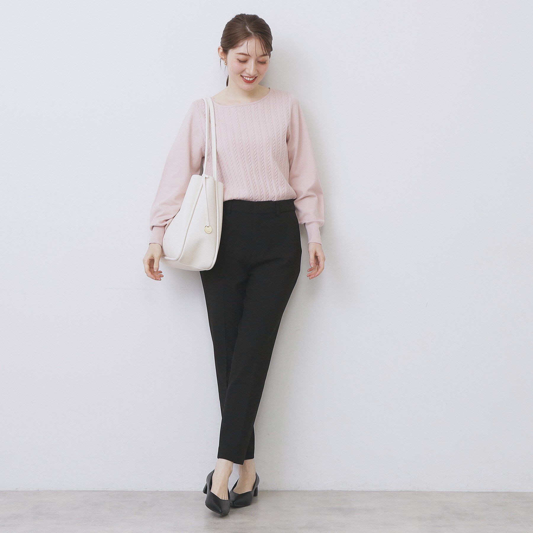 index「ウォームストレッチテーパードパンツ【洗濯機OK/防シワ/吸湿発熱】《XS～3L》」|その他|