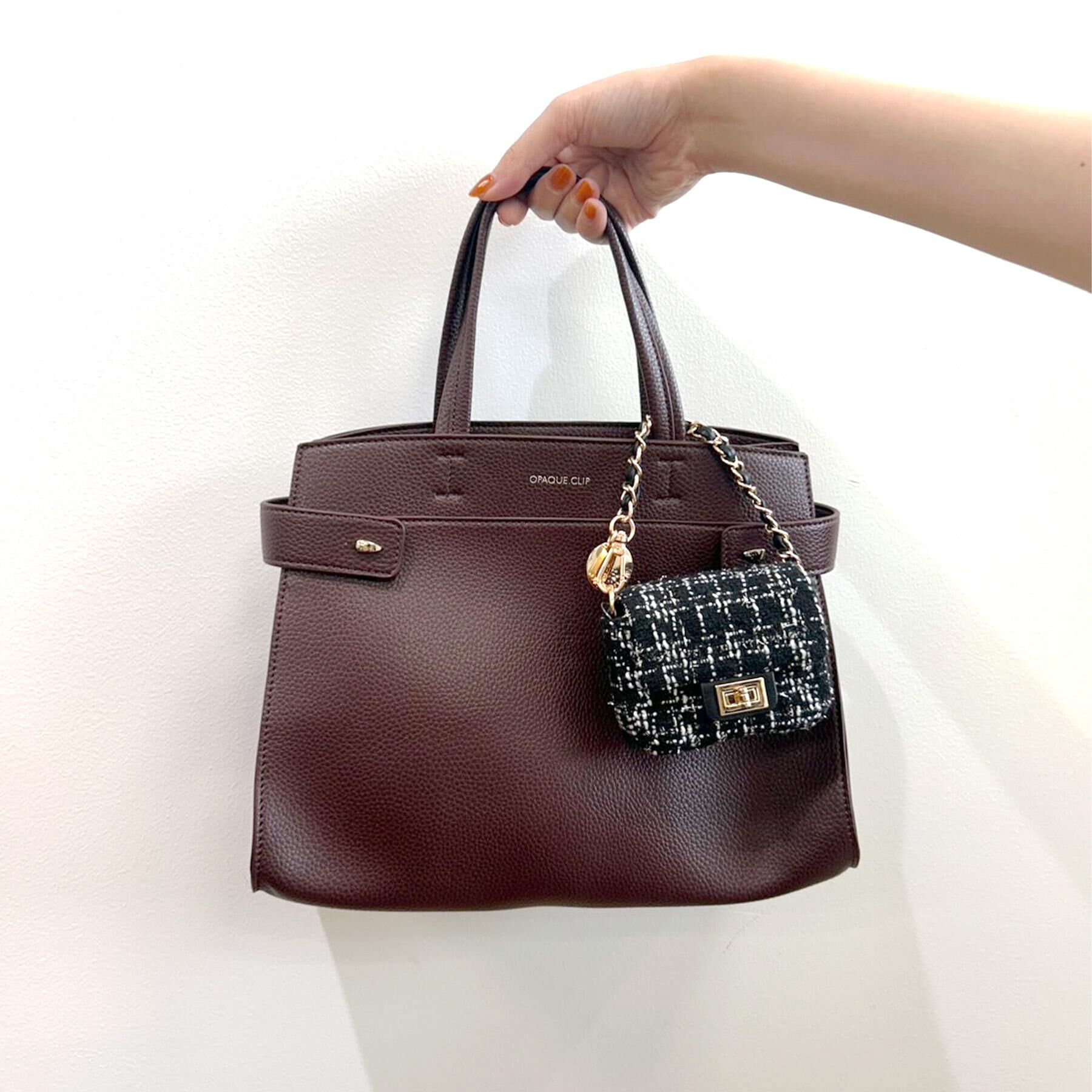 OPAQUE.CLIP「ミニサイズキルティングバッグチャーム」|キーケース|