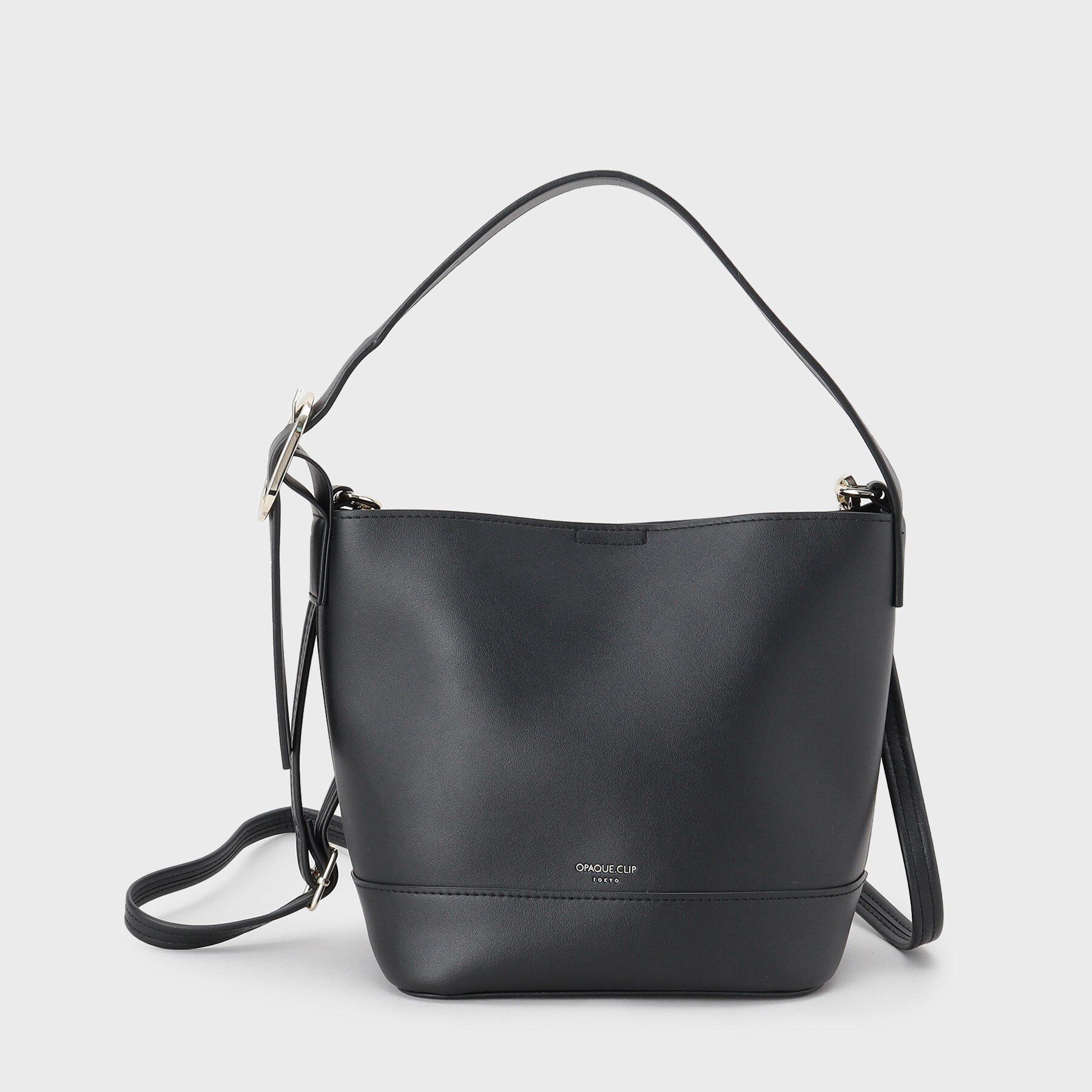 OPAQUE.CLIP「【3WAY】スムース合皮ミニショルダーバッグ」|ショルダー・メッセンジャー|