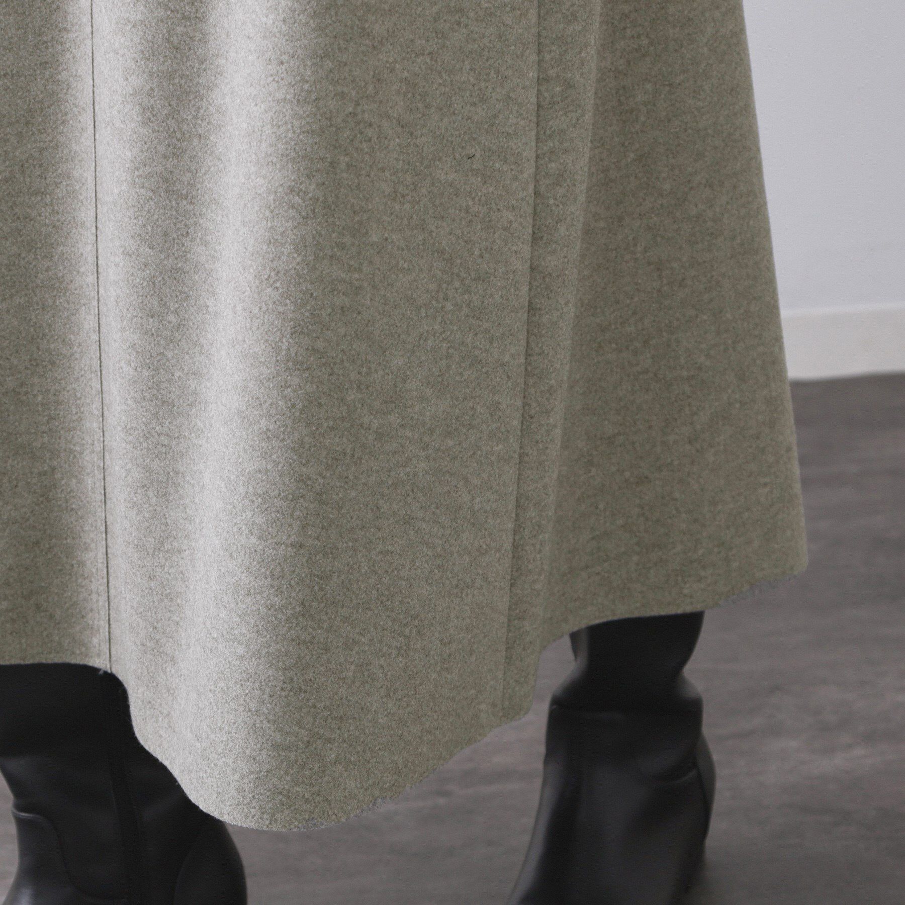 OPAQUE.CLIP「ウールライクフレアスカート【洗濯機OK】」|スカート|