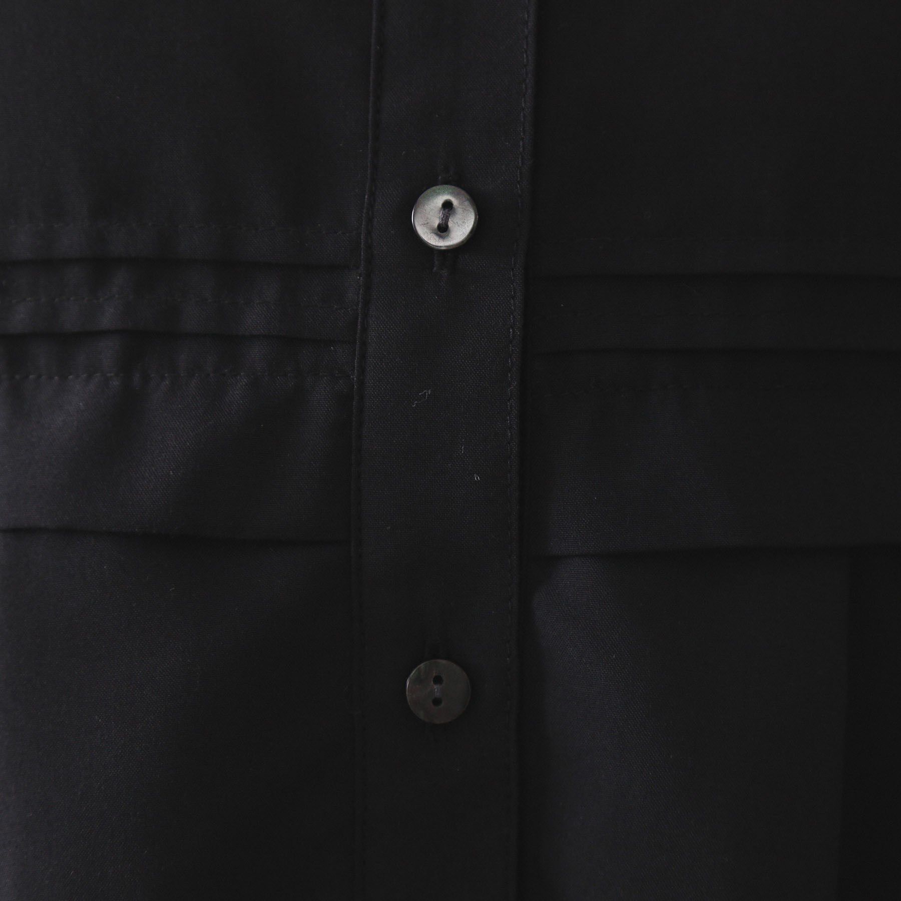 OPAQUE.CLIP「ピンタックフリルショートシャツ【洗濯機OK】」|シャツ・ブラウス|