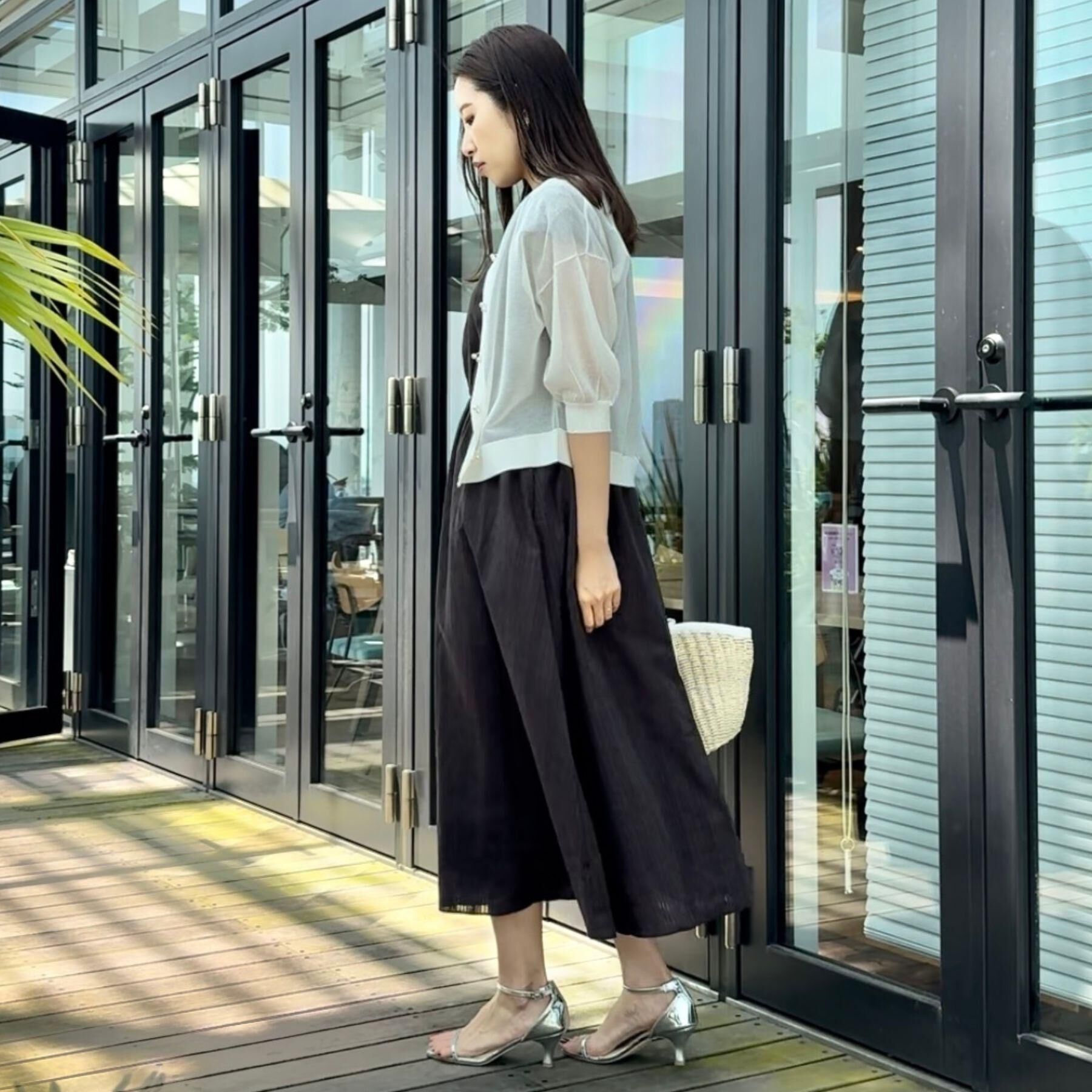 Couture broach「【大人可愛い】カラミチェック サマードレス」|ワンピース|