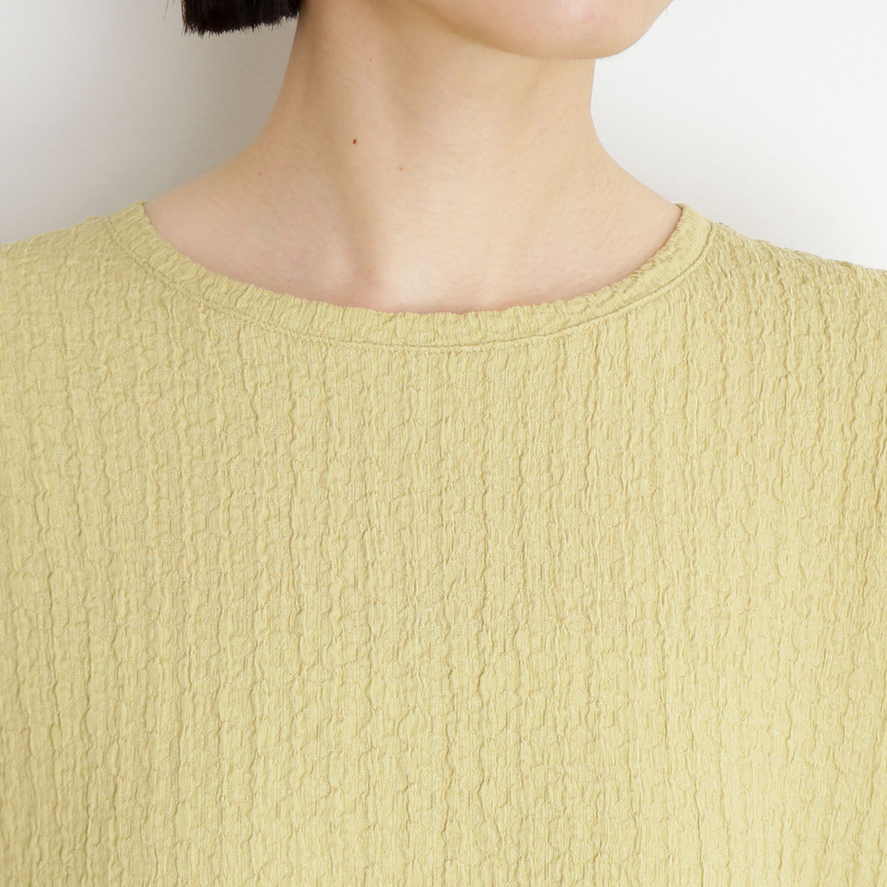 THE SHOP TK「ポコポコ袖タックプルオーバー【洗濯機OK】」|Tシャツ・カットソー|