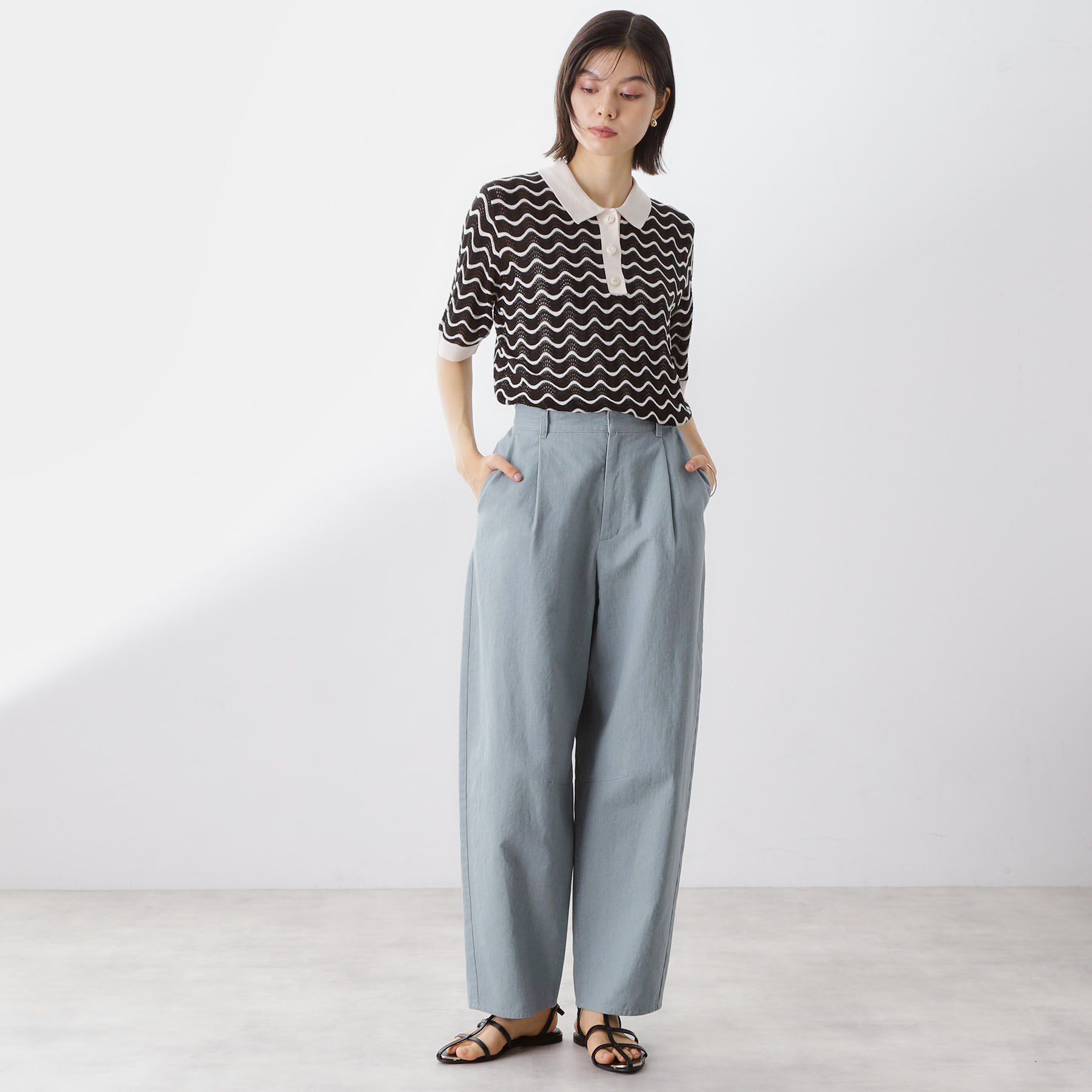 THE SHOP TK「バレルレッグパンツ」|その他|