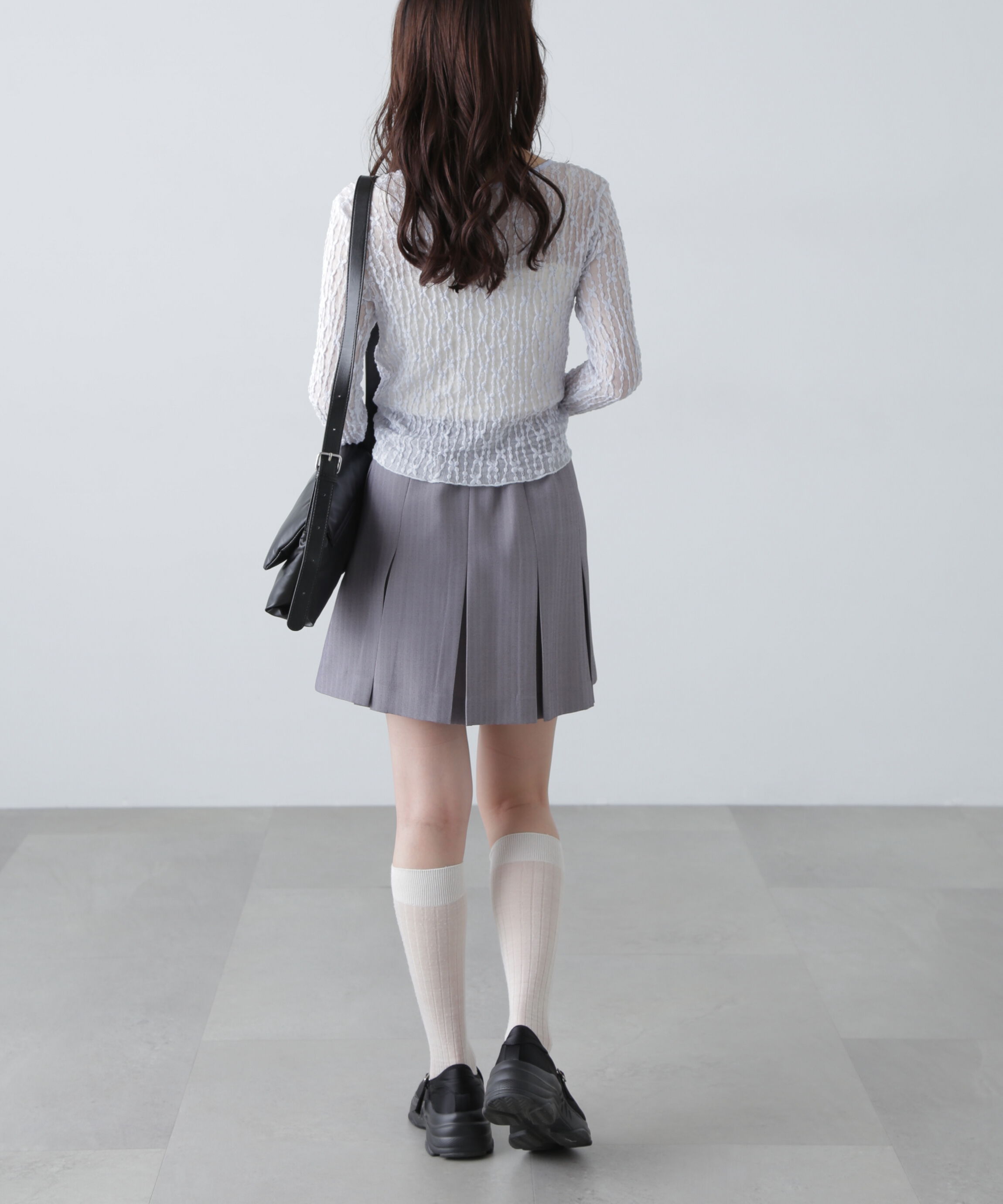  「シアーレースドロストカーディガン」|Tシャツ・カットソー|