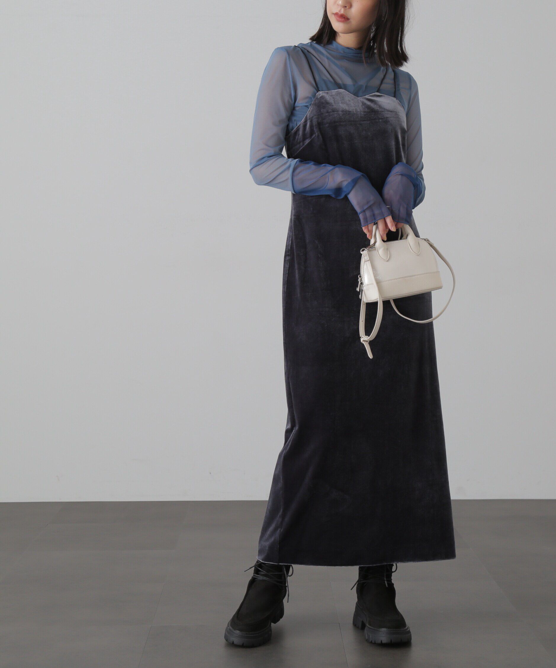  「フェイクスエードレースアップブーツ」|その他|