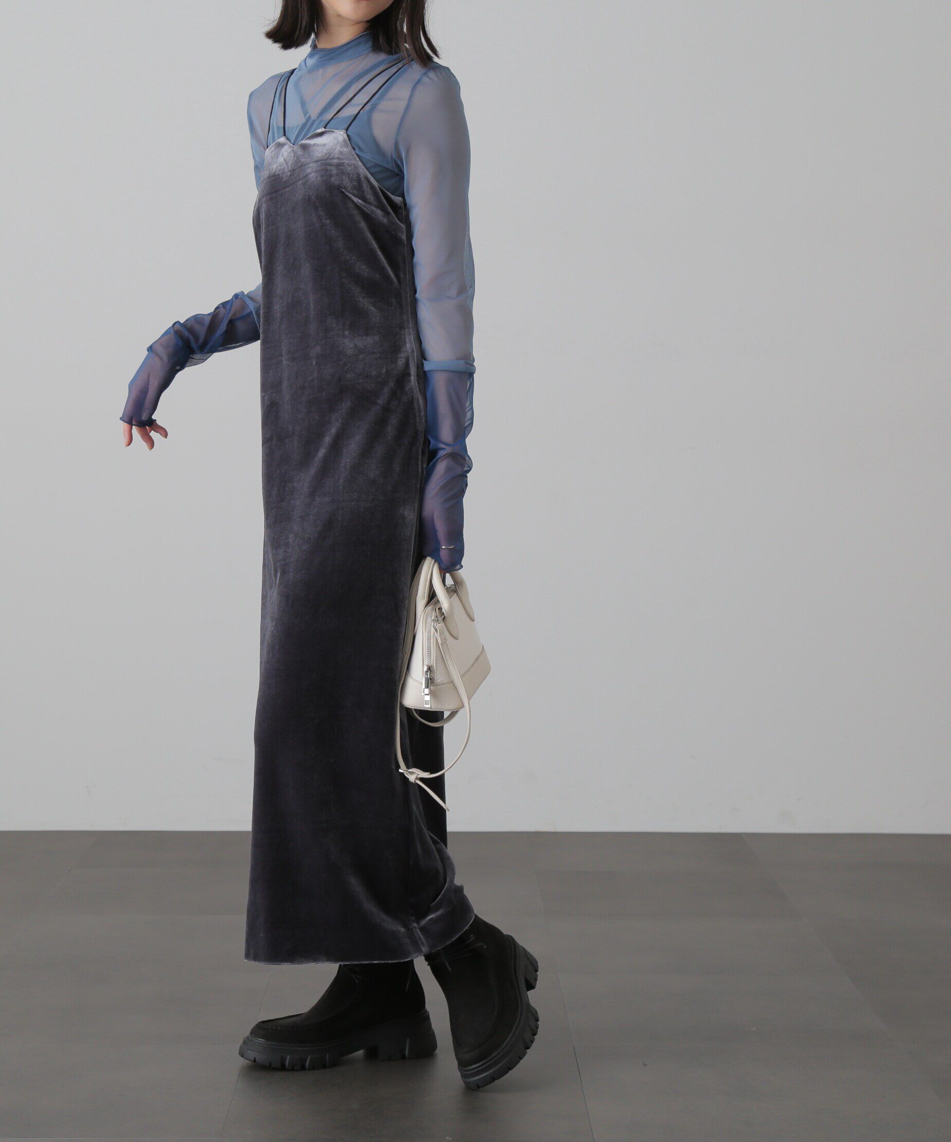  「フェイクスエードレースアップブーツ」|その他|