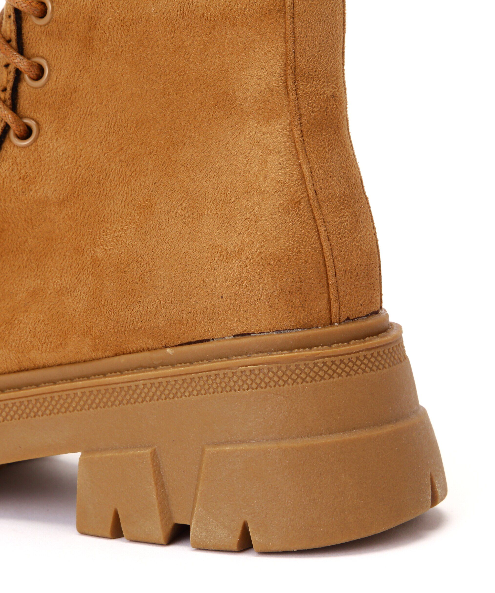  「フェイクスエードレースアップブーツ」|その他|