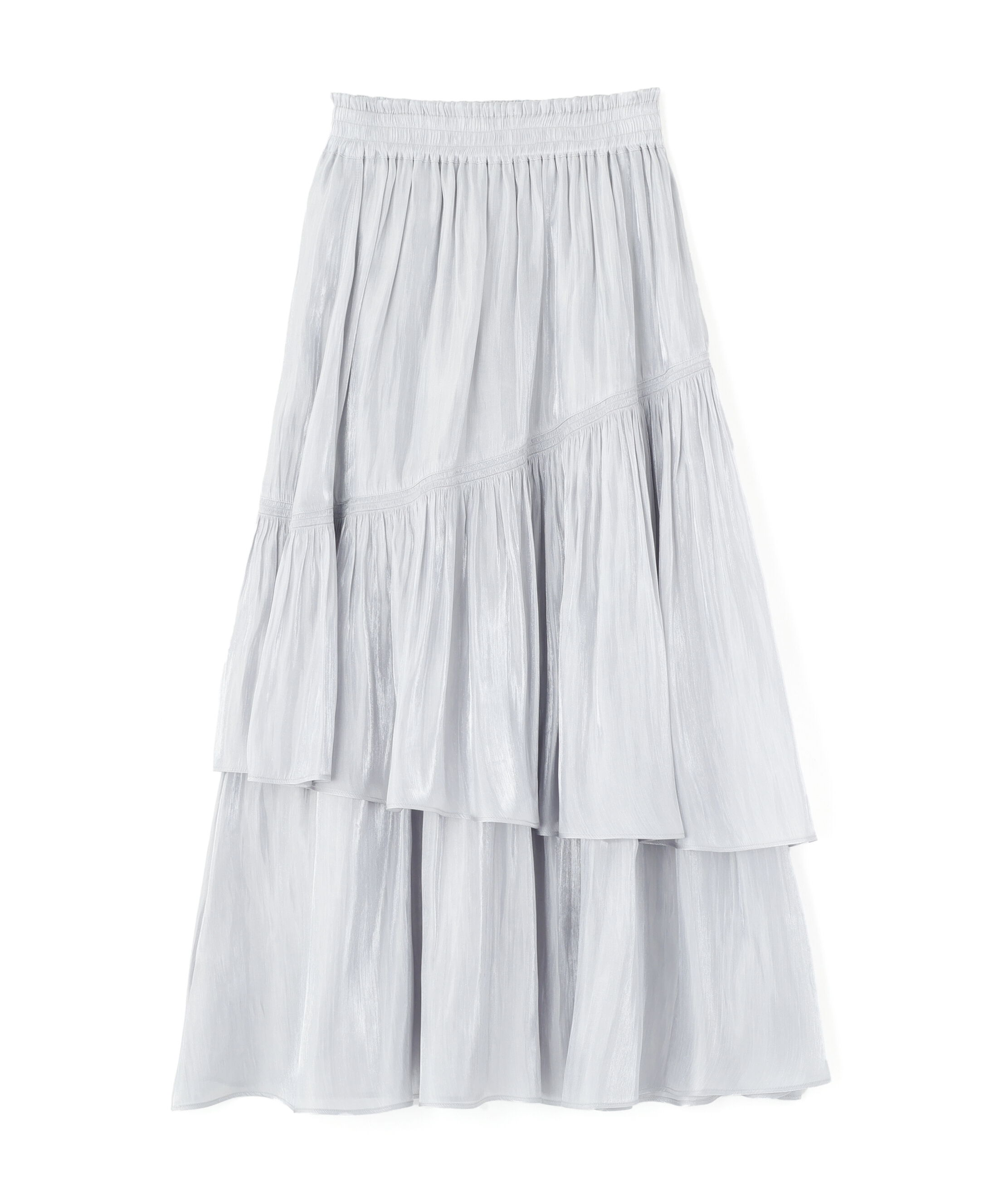  「割繊ティアードスカート」|スカート|