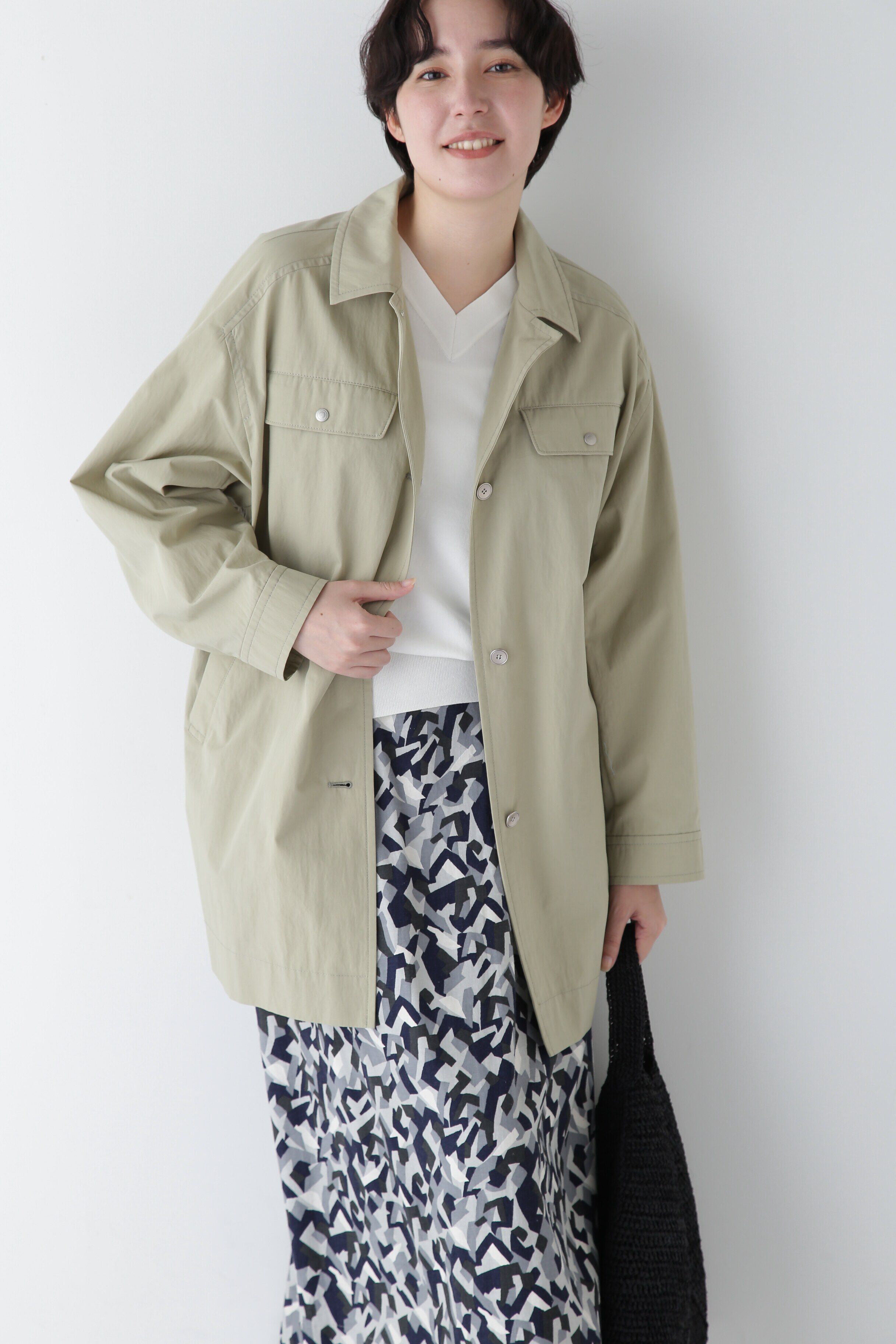  「◆コットンナイロンダンプユーティリティブルゾン」|ブルゾン・スタジャン|カーキ