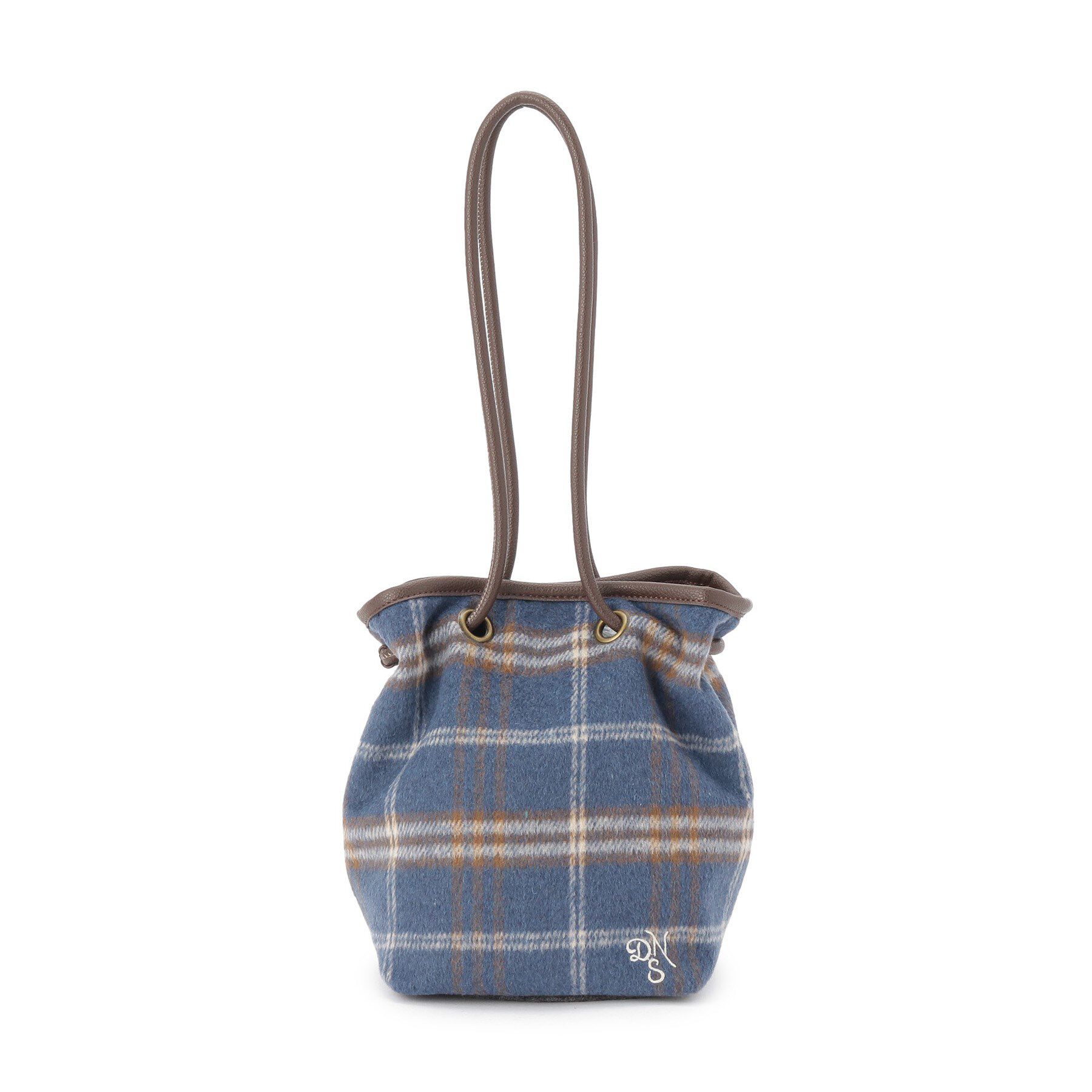 Dessin「2WAYチェック巾着バッグ」|ハンドバッグ|