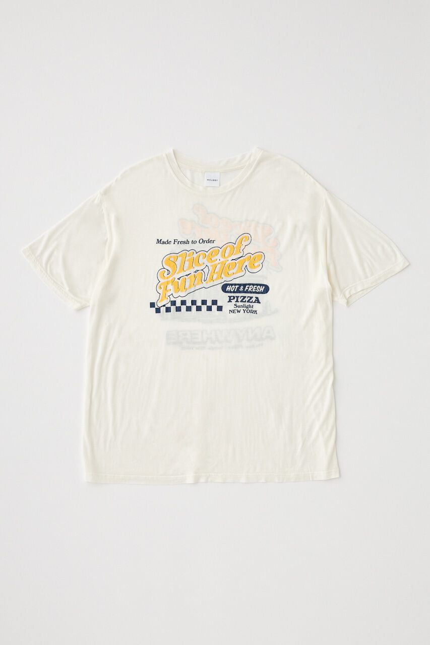 MOUSSY「PIZZA STORE Tシャツ」|Tシャツ・カットソー|