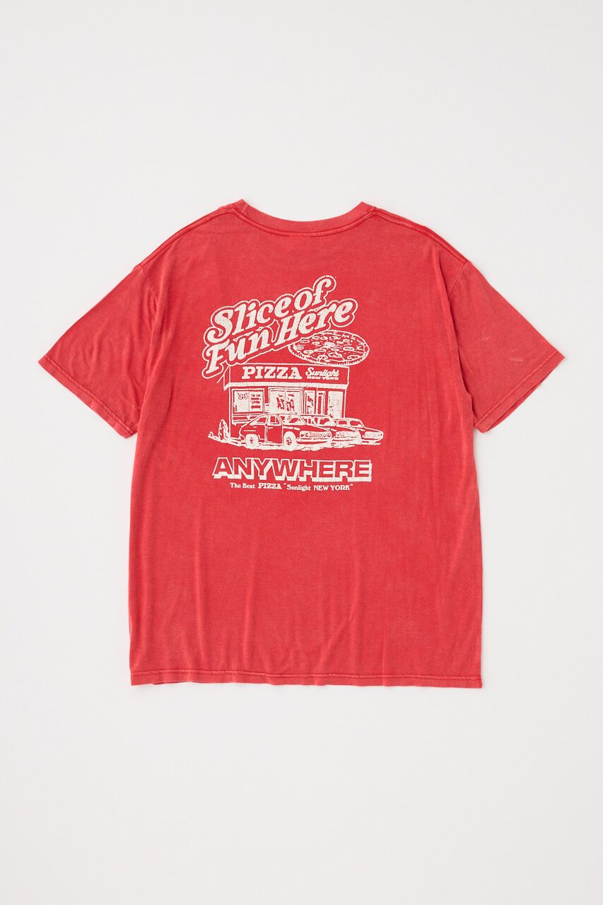 MOUSSY「PIZZA STORE Tシャツ」|Tシャツ・カットソー|