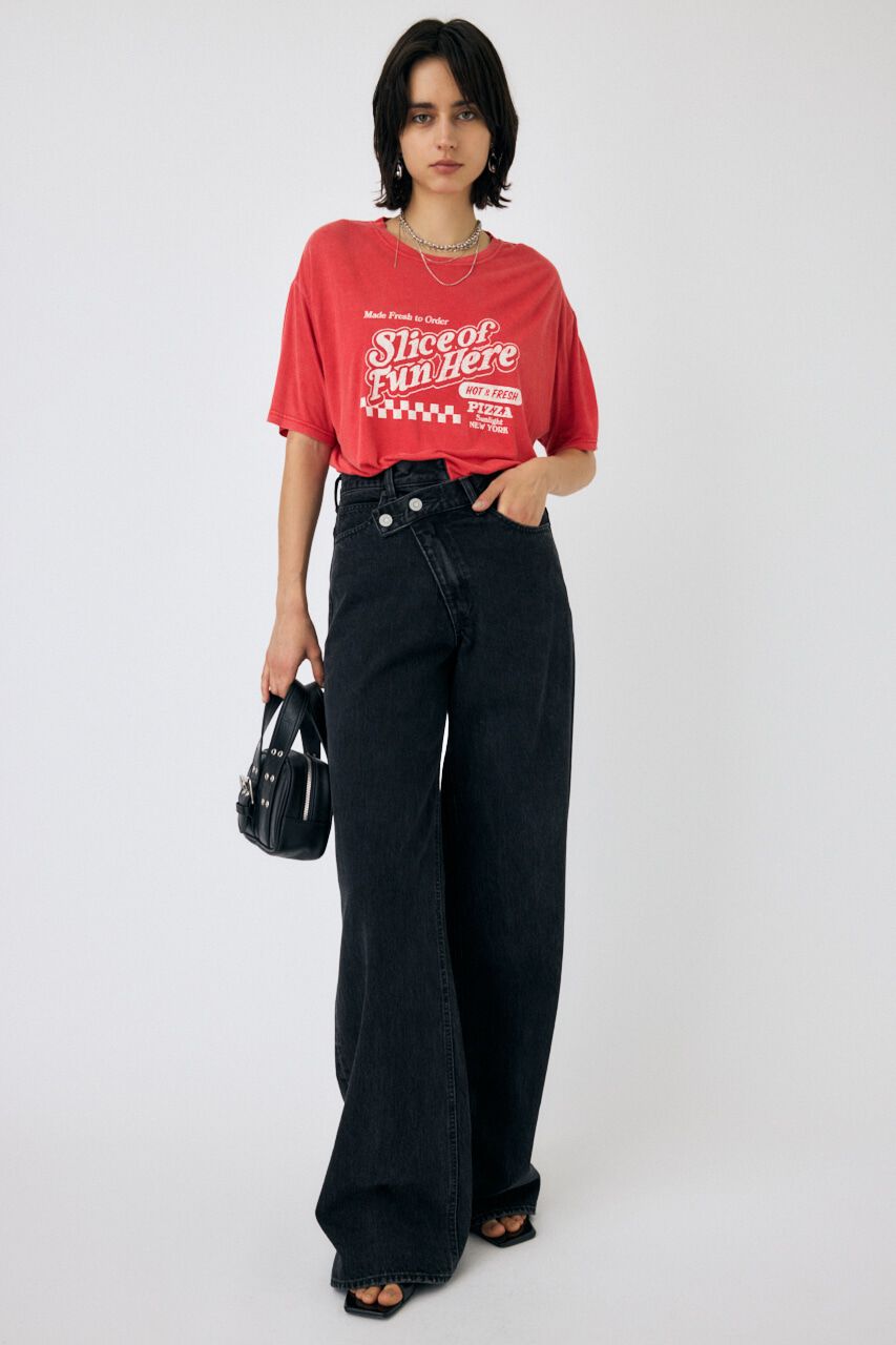 MOUSSY「PIZZA STORE Tシャツ」|Tシャツ・カットソー|
