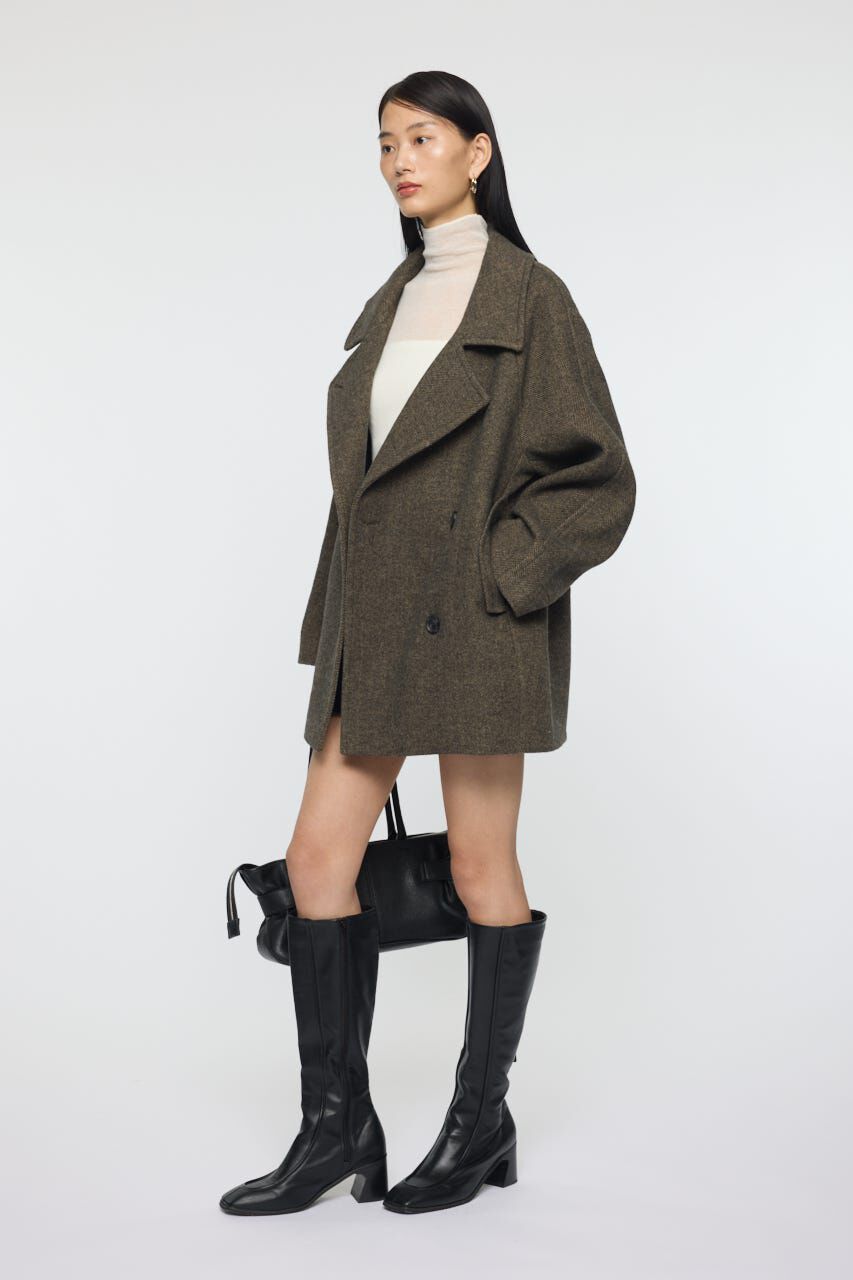 MOUSSY「DOUBLE BREASTED MID コート」|その他|