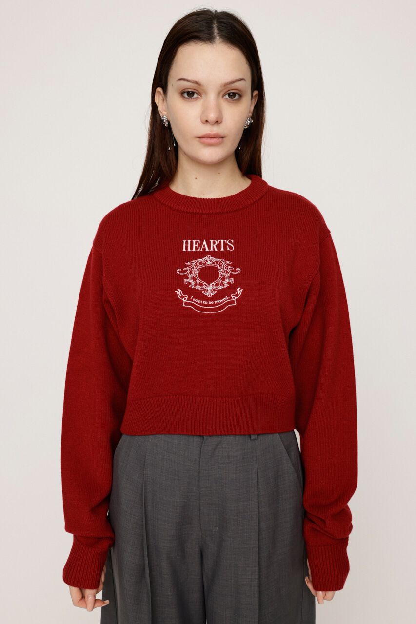 SLY「MOTIF LOGO KNIT トップス」|ニット・セーター|